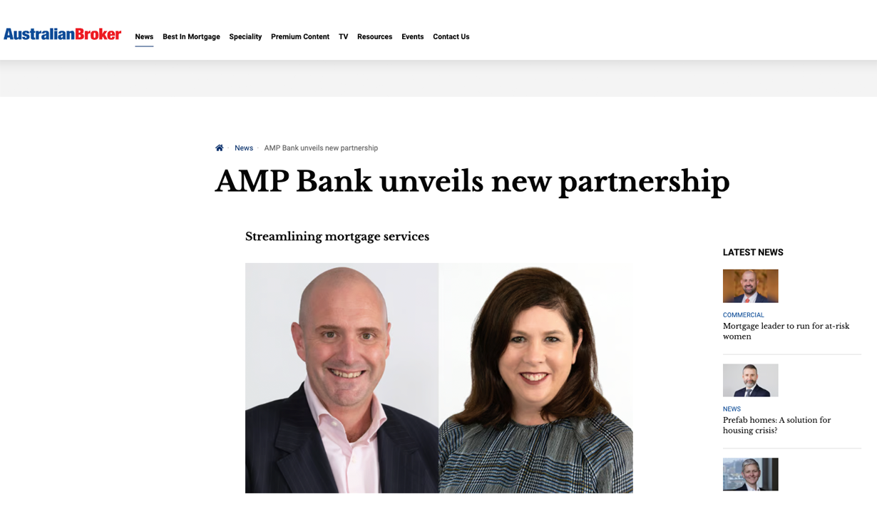 AMP Unveils New Partnership